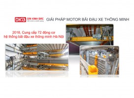 GIẢI PHÁP MOTOR GIẢM TỐC CHO BÃI ĐẬU XE THÔNG MINH