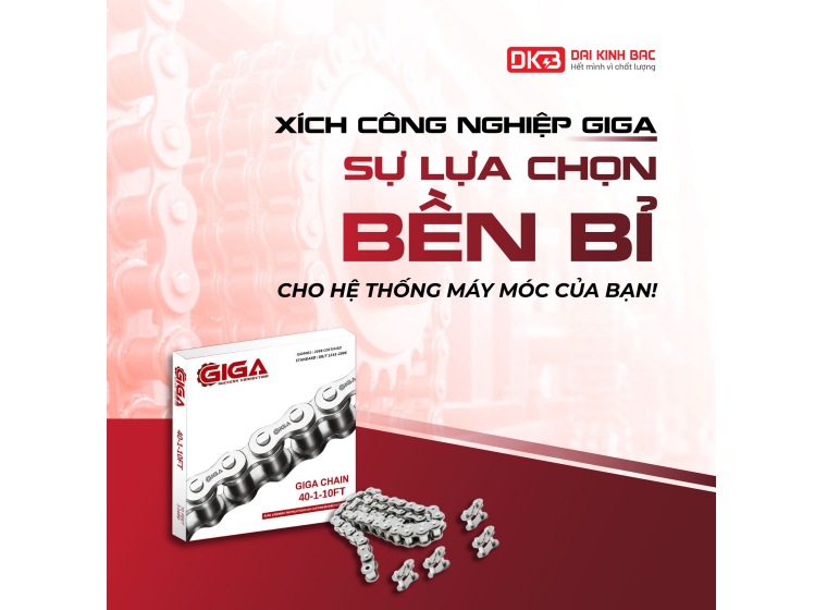 GIỚI THIỆU XÍCH CÔNG NGHIỆP GIGA