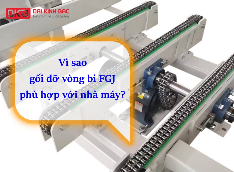 VÌ SAO GỐI ĐỠ VÒNG BI FGJ PHÙ HỢP VỚI NHÀ MÁY?