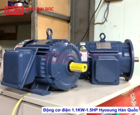 ĐỘNG CƠ ĐIỆN 1.1KW-1.5HP HYOSUNG HÀN QUỐC