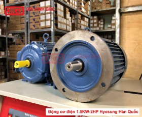 ĐỘNG CƠ ĐIỆN 1.5KW-2HP HYOSUNG HÀN QUỐC