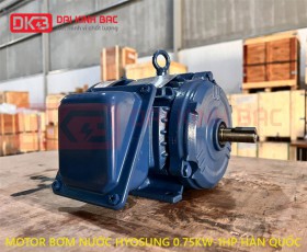 MOTOR BƠM NƯỚC 0.75KW - 1HP HYOSUNG HÀN QUỐC