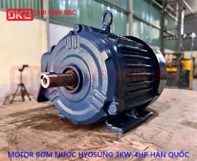 MOTOR BƠM NƯỚC 3KW - 4 HP HYOSUNG HÀN QUỐC