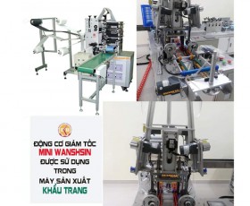 Motor cho máy sản xuất khẩu trang y tế