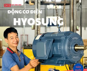 MOTOR ĐIỆN 3PHA 6 CỰC HYOSUNG HÀN QUỐC