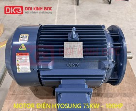 MOTOR ĐIỆN HYOSUNG 75 KW-MOTOR HÀN QUỐC