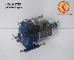 Motor điều tốc UDL B3 0.37kw 200~1000