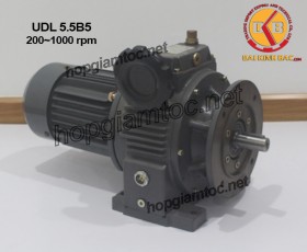 Motor điều tốc UDL B5 5.5kw 200~1000