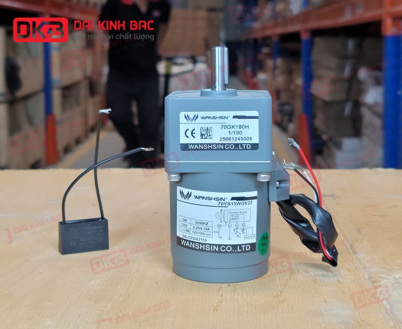 MOTOR GIẢM TỐC MINI WANSHSIN 15W 70YS15WGV22 + 70GK-180-H