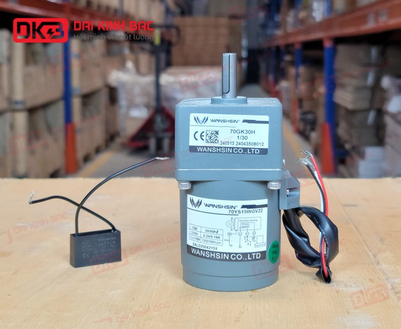 MOTOR GIẢM TỐC MINI WANSHSIN 15W 70YS15WGV22 + 70GK-30-H