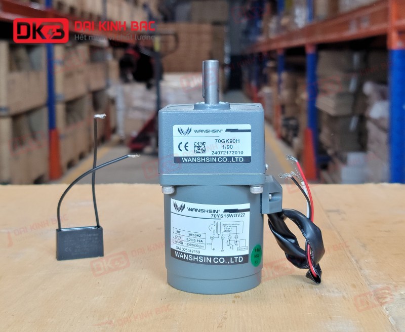 MOTOR GIẢM TỐC MINI WANSHSIN 15W 70YS15WGV22 + 70GK-90-H