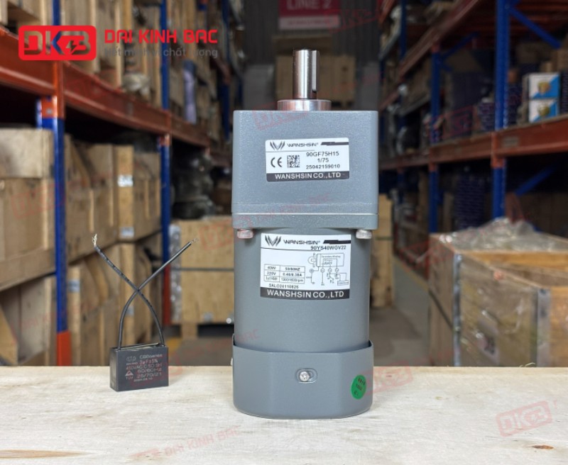 MOTOR GIẢM TỐC MINI WANSHSIN 40W 90YS40WGV22 + 90GF-75-H