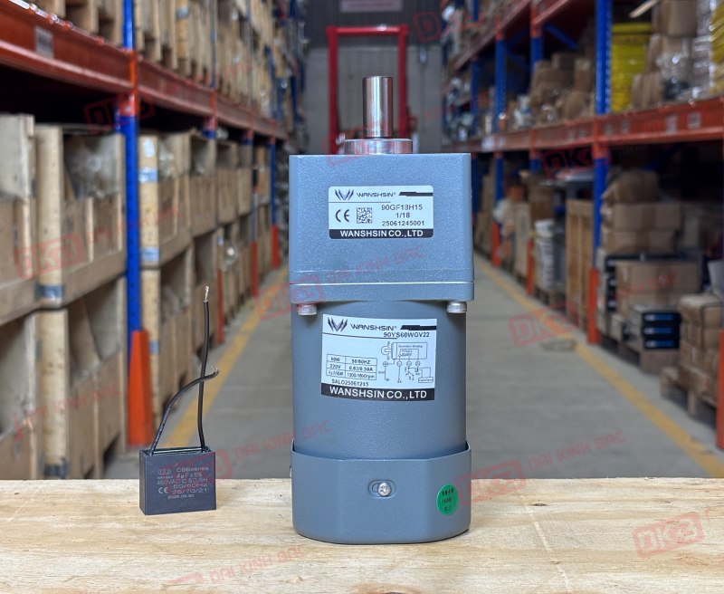 MOTOR GIẢM TỐC MINI WANSHSIN 60W 90YS60WGV22 + 90GF-18-H