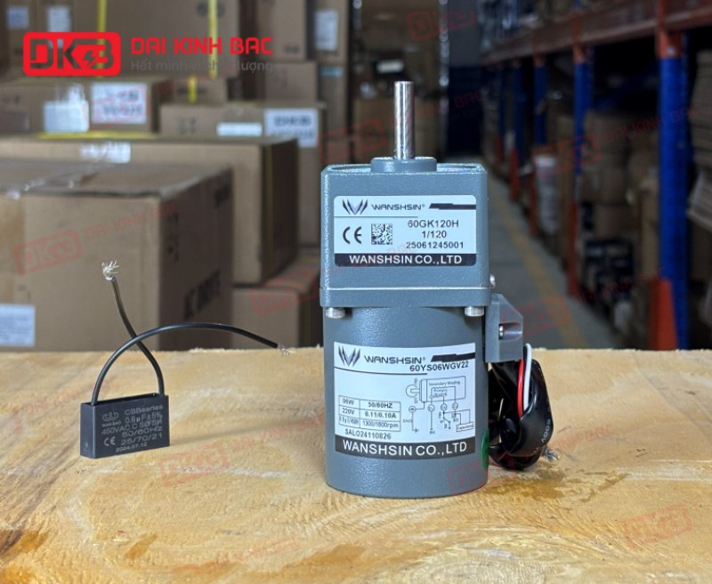 MOTOR GIẢM TỐC MINI WANSHSIN 6W 60YS06WGV22 + 60GK-120-H