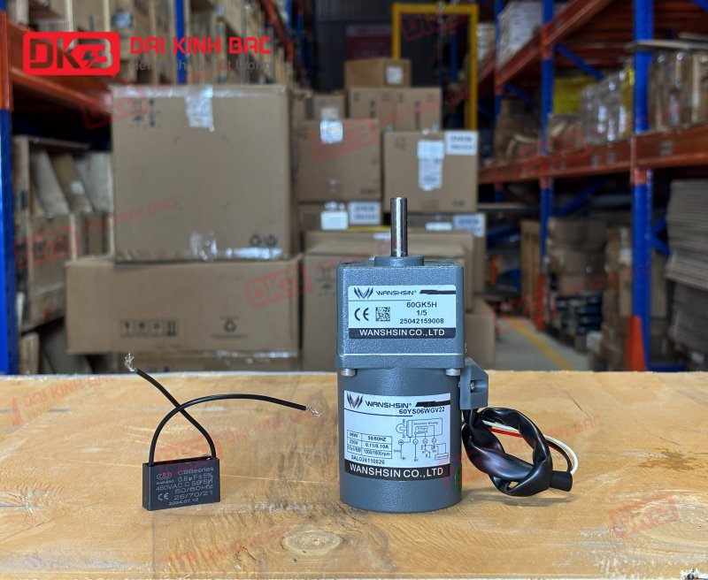 MOTOR GIẢM TỐC MINI WANSHSIN 6W 60YS06WGV22 + 60GK-5-H